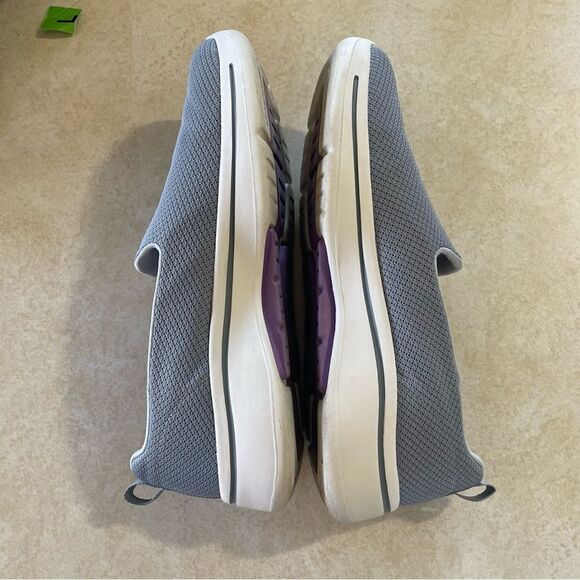 Skechers Gray Go Walk shoes size 10 slip on no tie comfort shoes womens - Picture 5 of 6